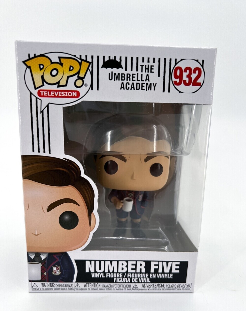 New Funko Pop Gift Vinyl Figurine Number Five #932  The Umbrella Academy